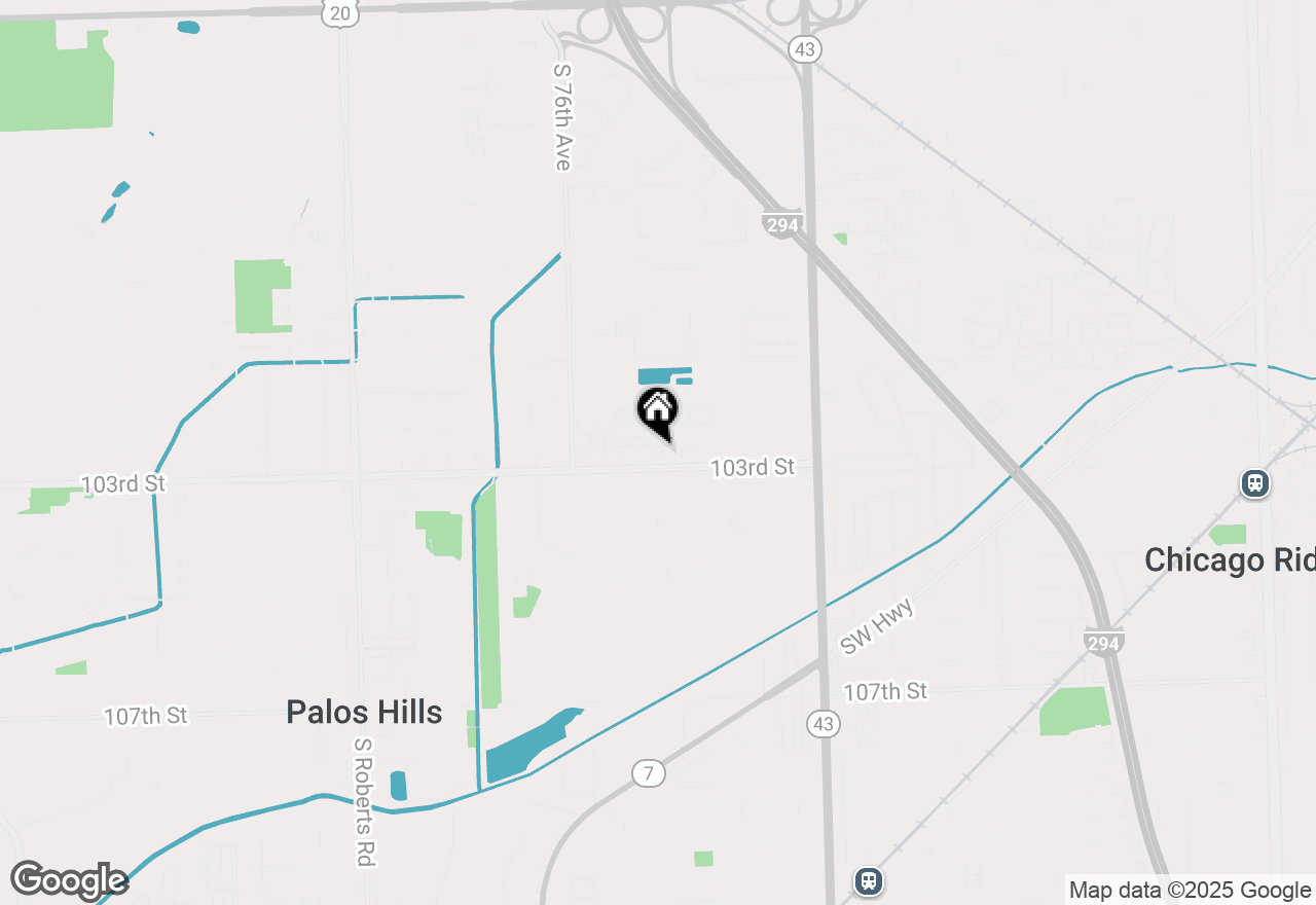 Map of 10233 Concord Lane #C, Bridgeview, IL 60455