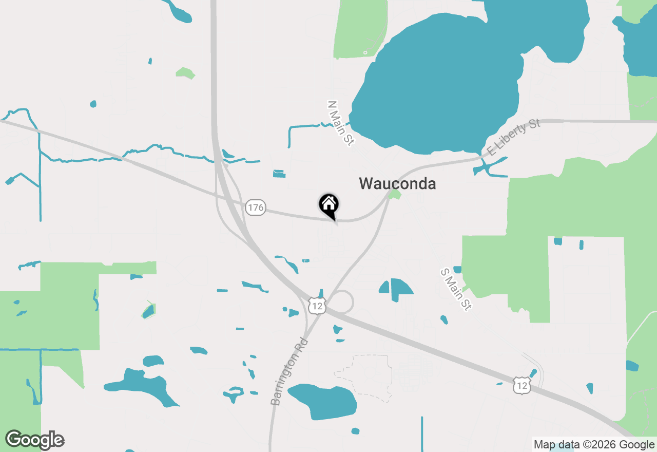 Map of 388 W Liberty Street, Wauconda, IL 60084