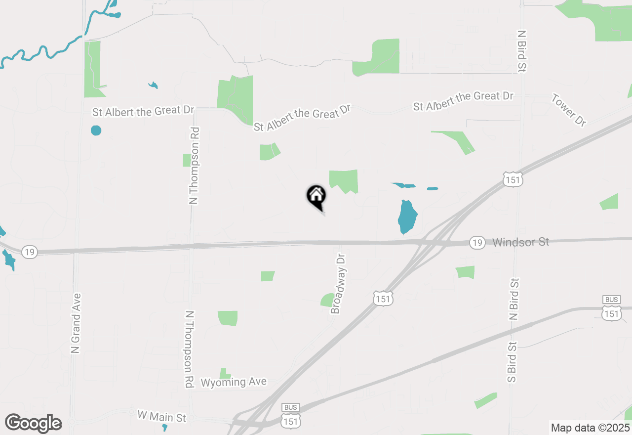 Map of 1828 Wallinford Drive, Sun Prairie, WI 53590