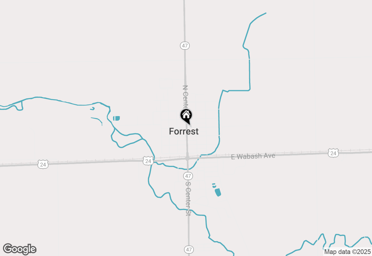 Map of 105 W Martin Street, Forrest, IL 61741