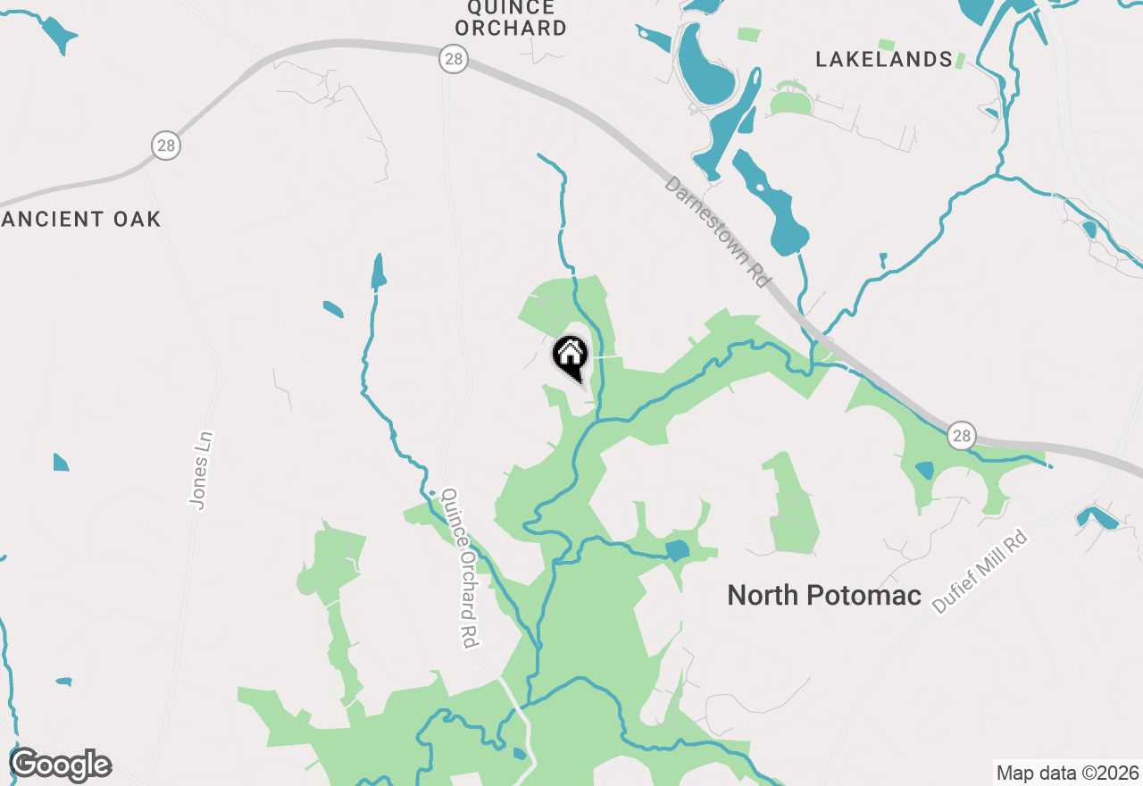 Map of 11912 Clover Knoll, North Potomac, MD 20878