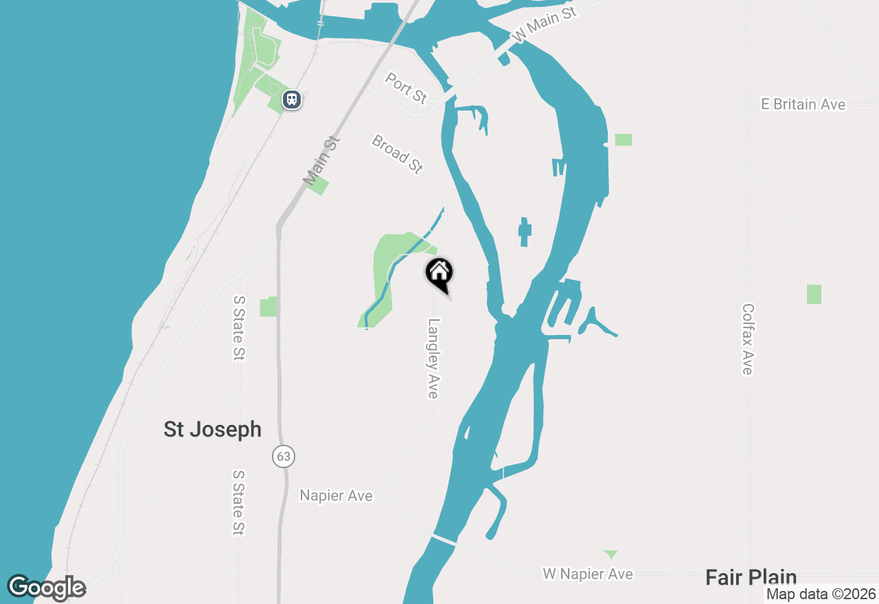 Map of 1507 Langley Avenue, St. Joseph, MI 49085