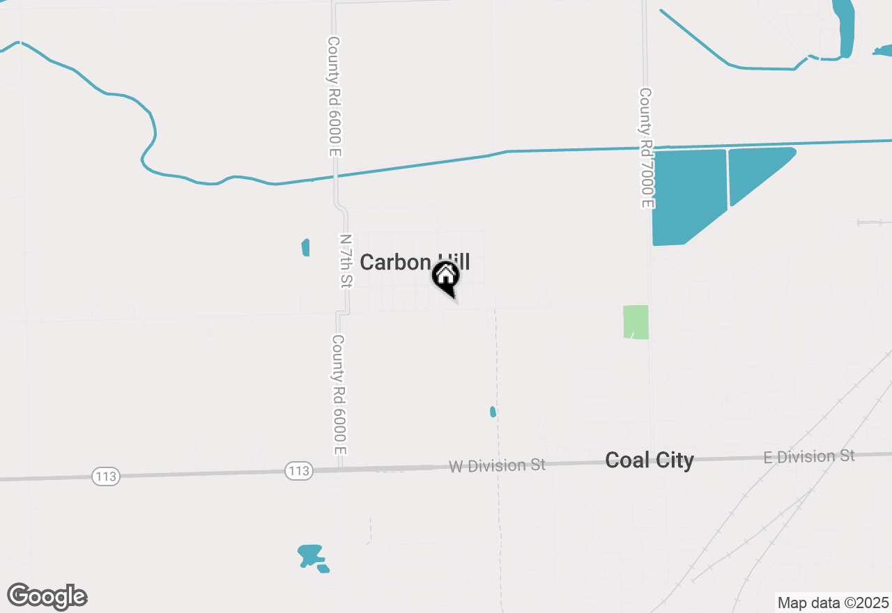 Map of 605 N 3rd Street, Carbon Hill, IL 60416