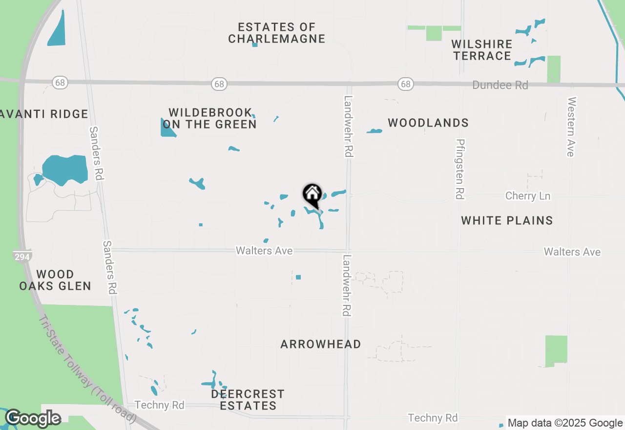 Map of 12 The Court Of Island Point, Northbrook, IL 60062