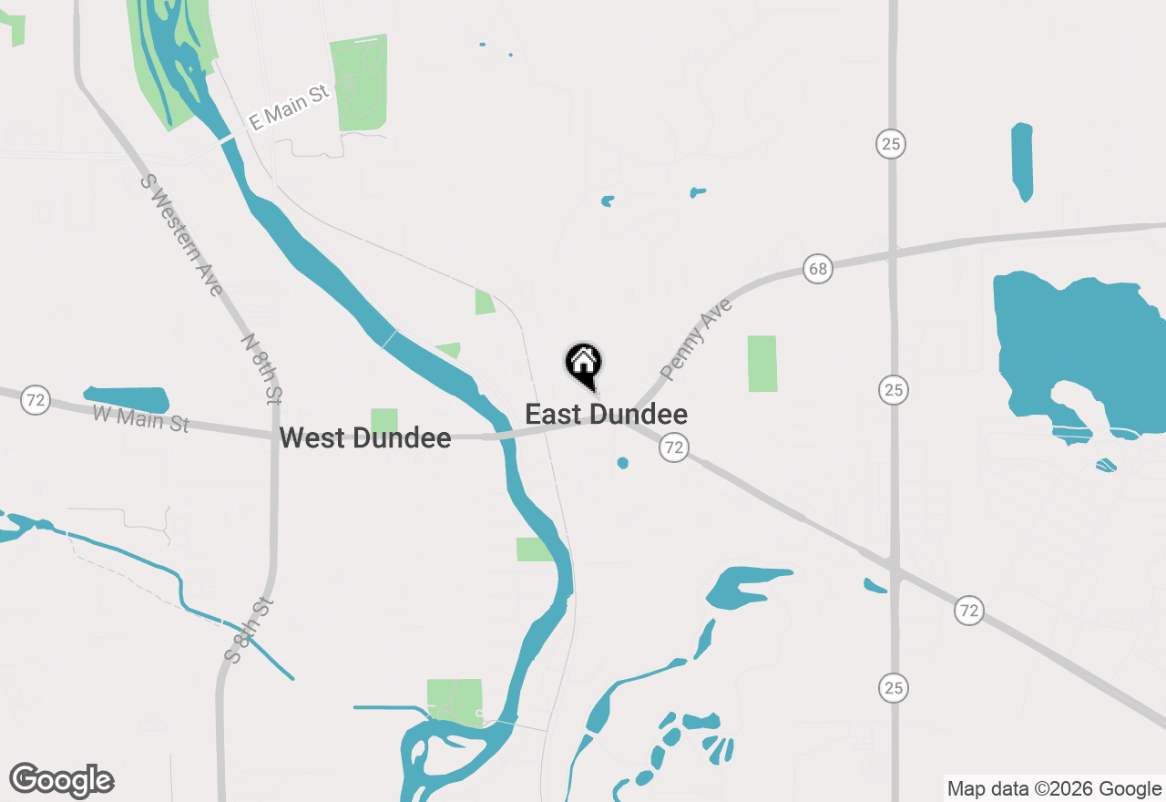 Map of 408 Jackson Street, East Dundee, IL 60118