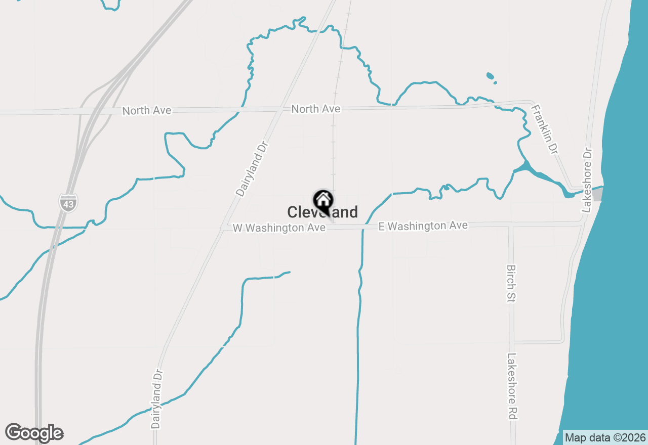 Map of Lt1 Washington Ave, Cleveland, WI 53015
