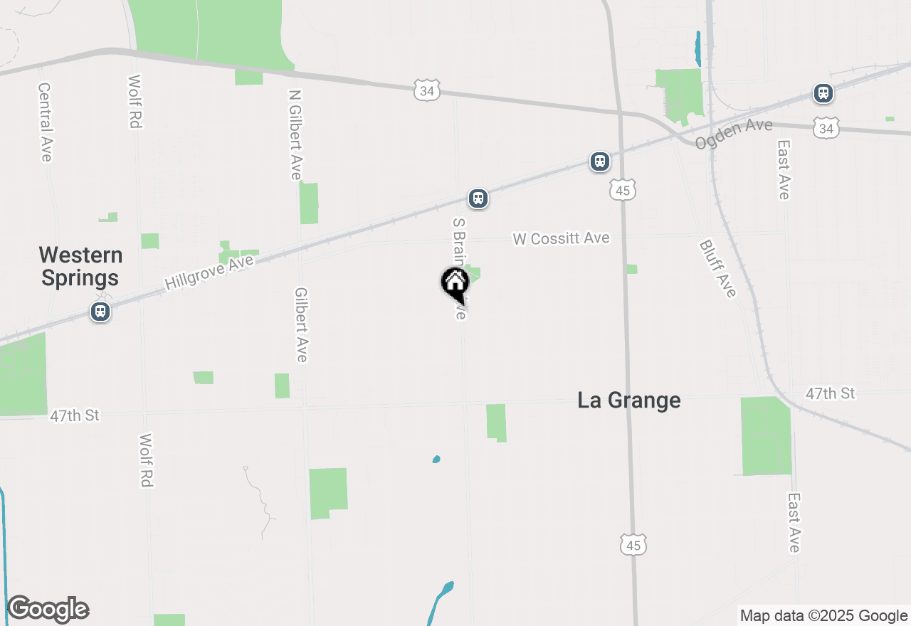 Map of 240 S Brainard Avenue #1, La Grange, IL 60525