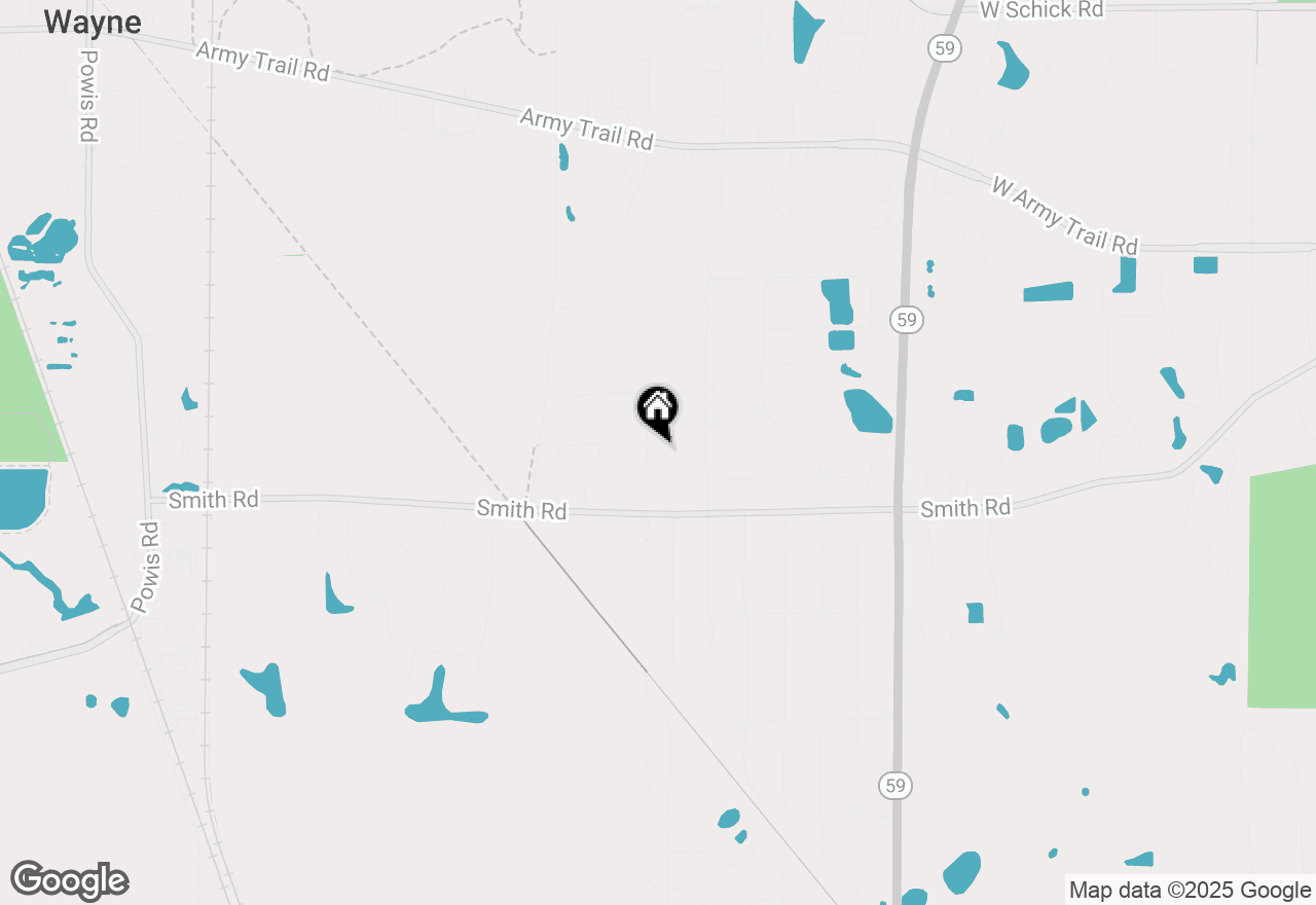 Map of 4N453 Kingswood Court, Wayne, IL 60184