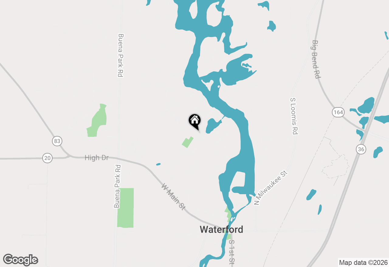 Map of 4300 Waterford Dr, Waterford, WI 53185