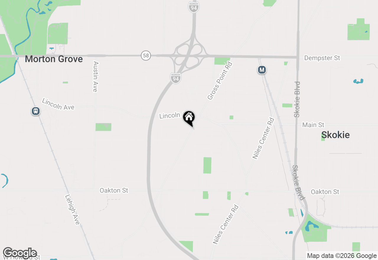Map of 8330 Gross Point Road, Morton Grove, IL 60053