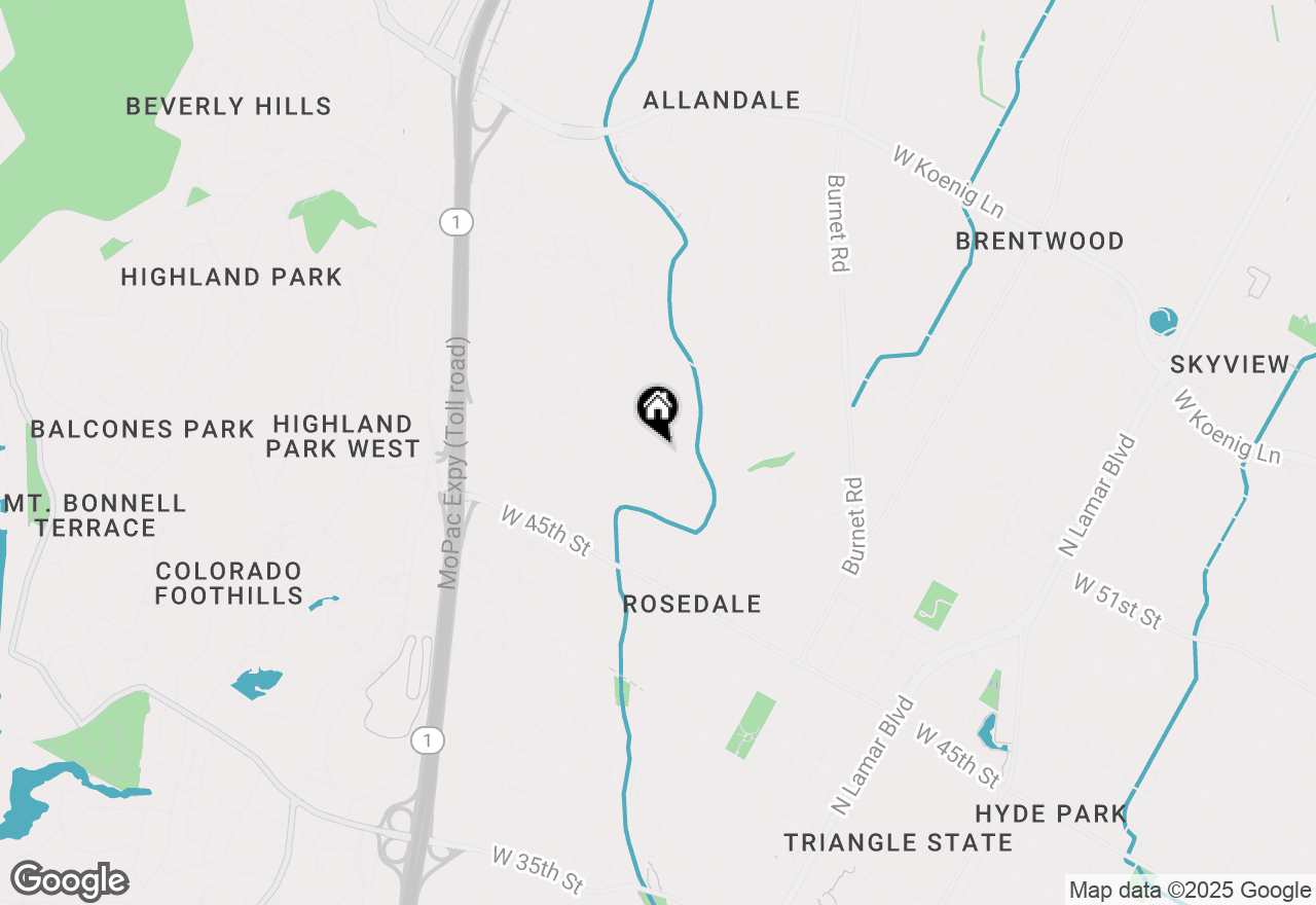 Map of 2616 W 49th St, Austin, TX 78731