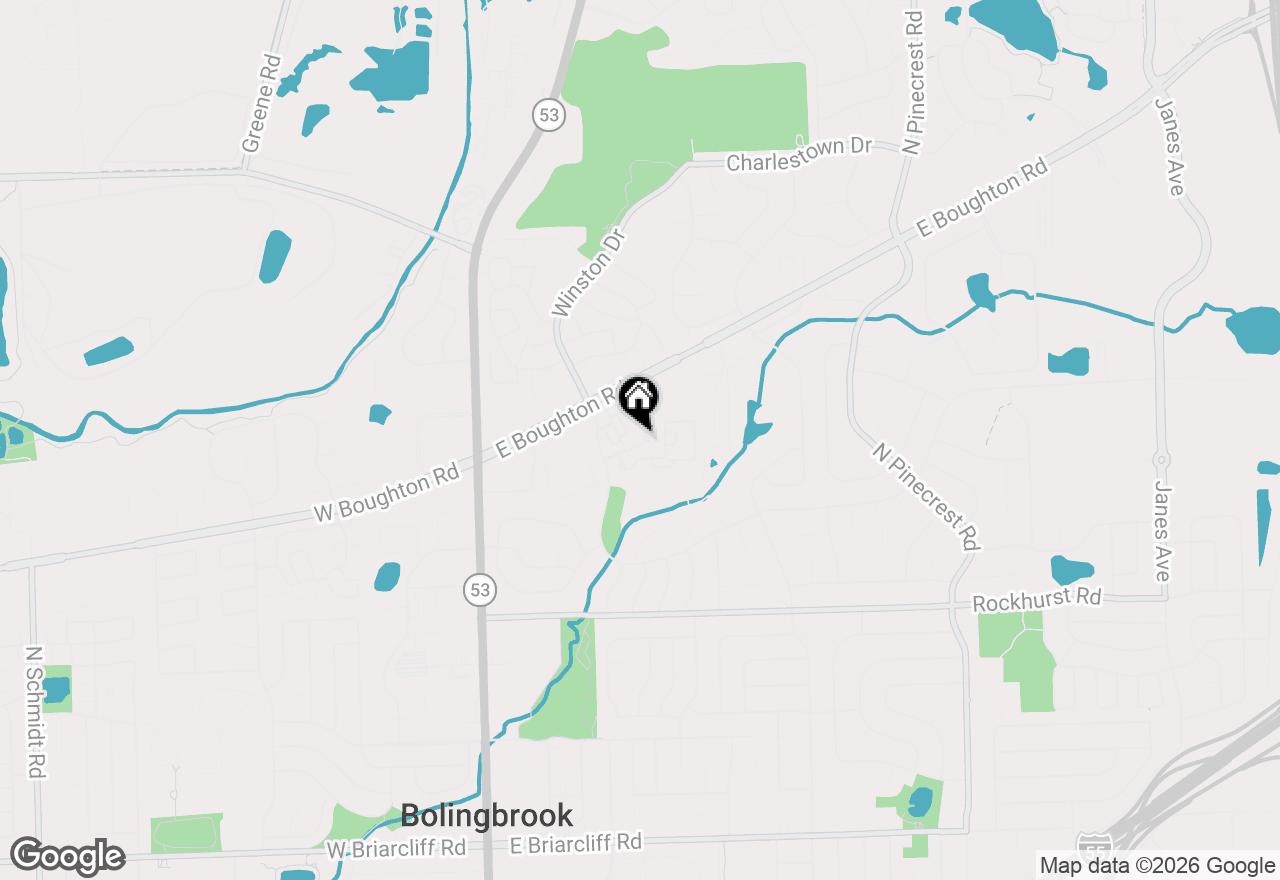 Map of 437 Wright Court, Bolingbrook, IL 60440