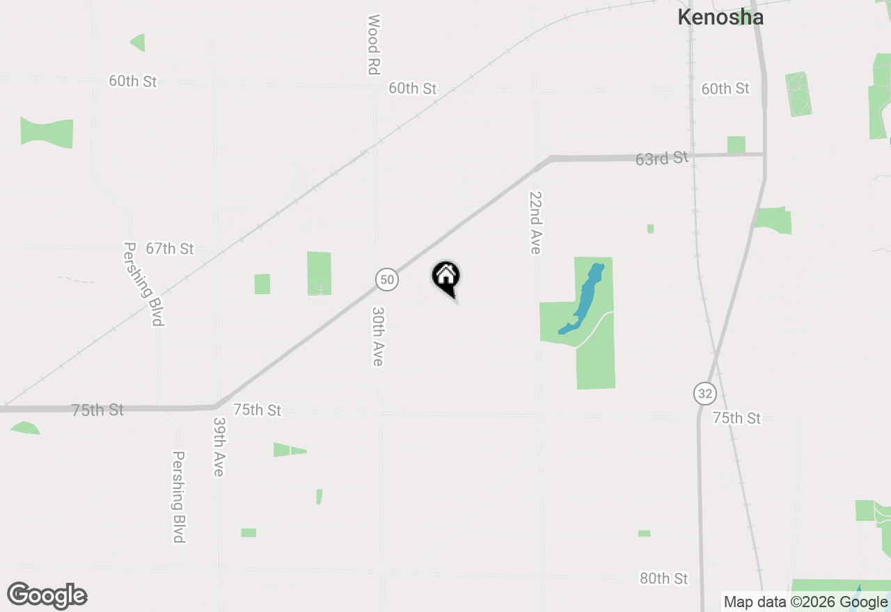 Map of 6903 27th Ave, Kenosha, WI 53143