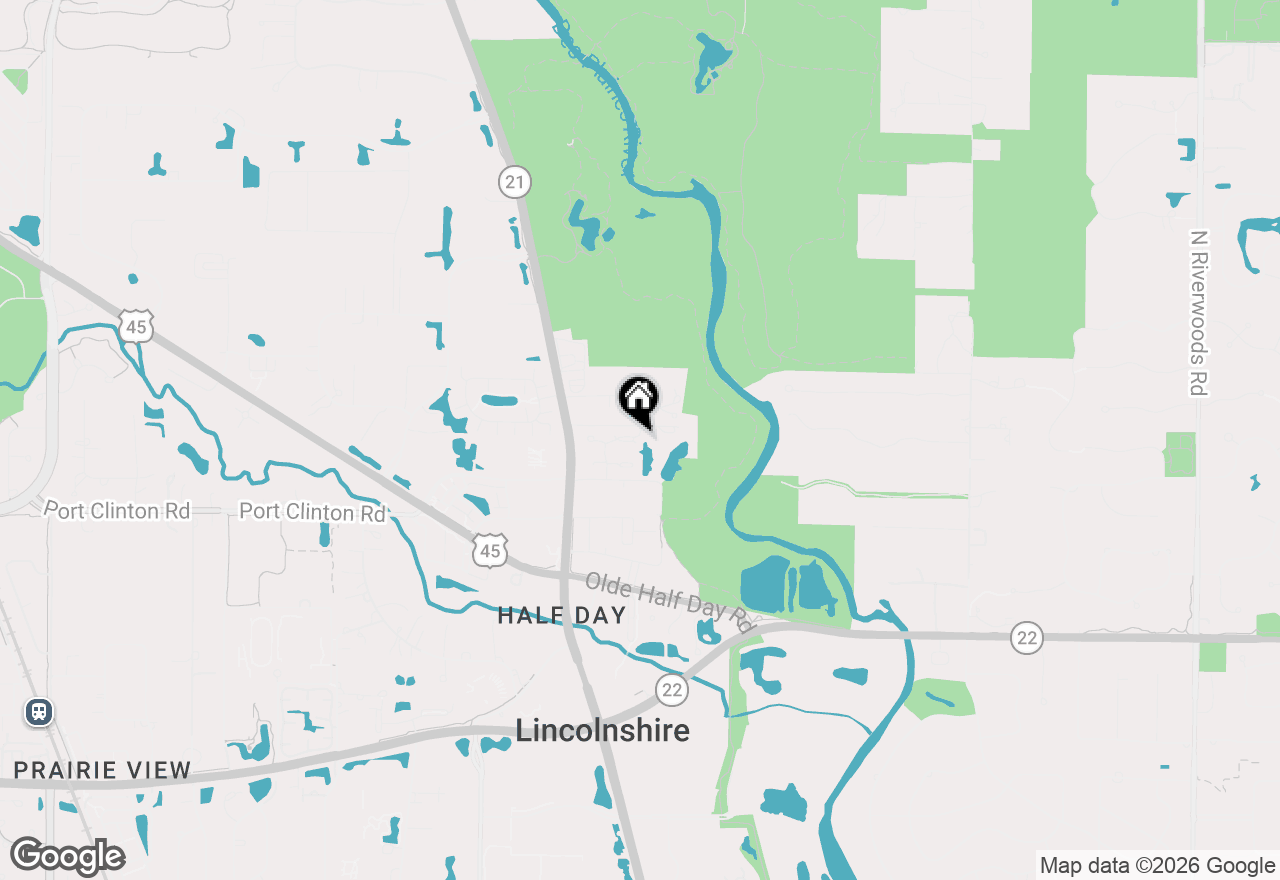 Map of 16 Wimbledon Court, Lincolnshire, IL 60069