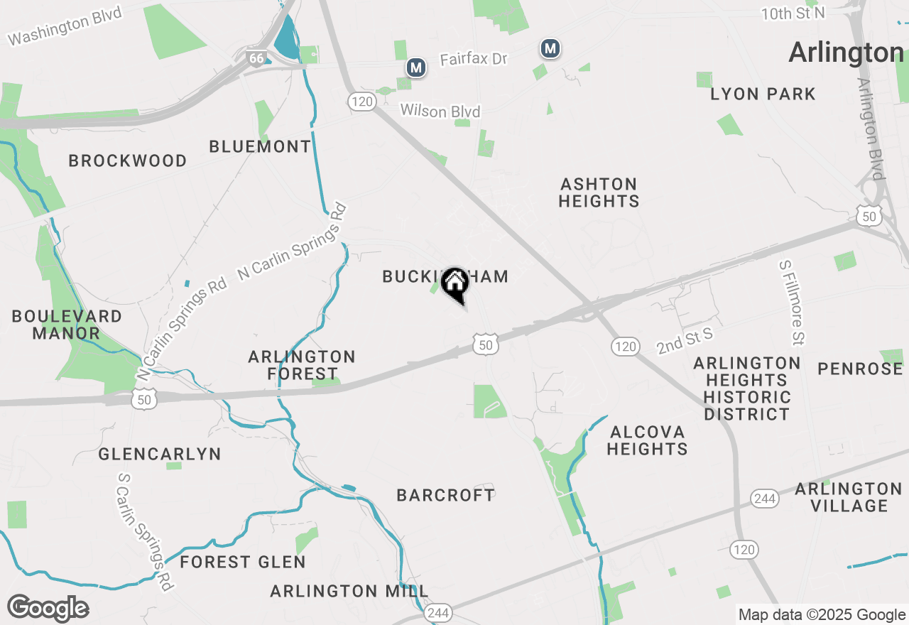 Map of 4374 N Pershing Drive #1, Arlington, VA 22203