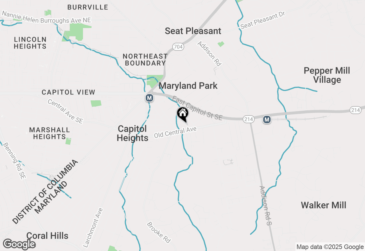 Map of 8 Vale Place, Capitol Heights, MD 20743
