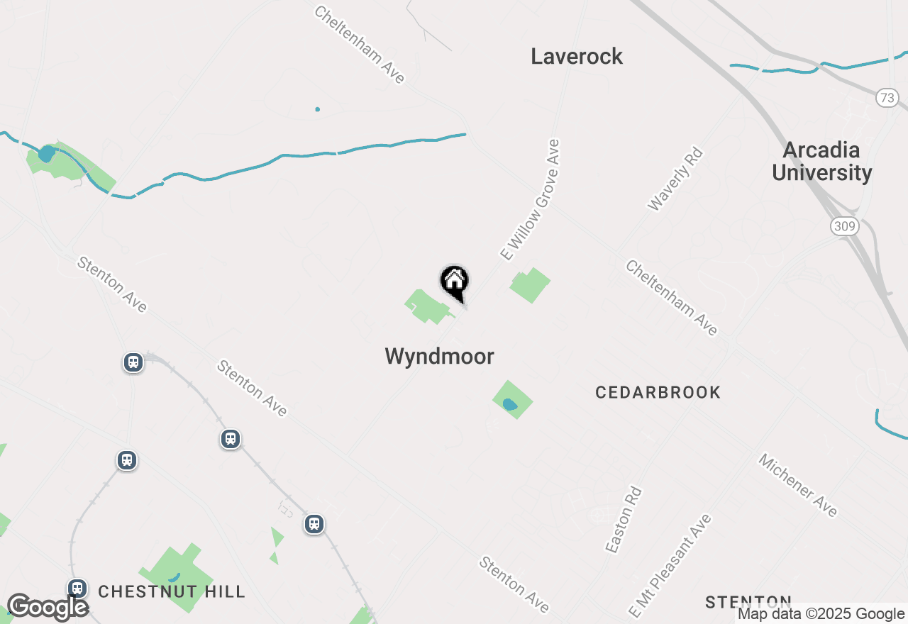 Map of 1001 E Willow Grove Avenue, Glenside, PA 19038