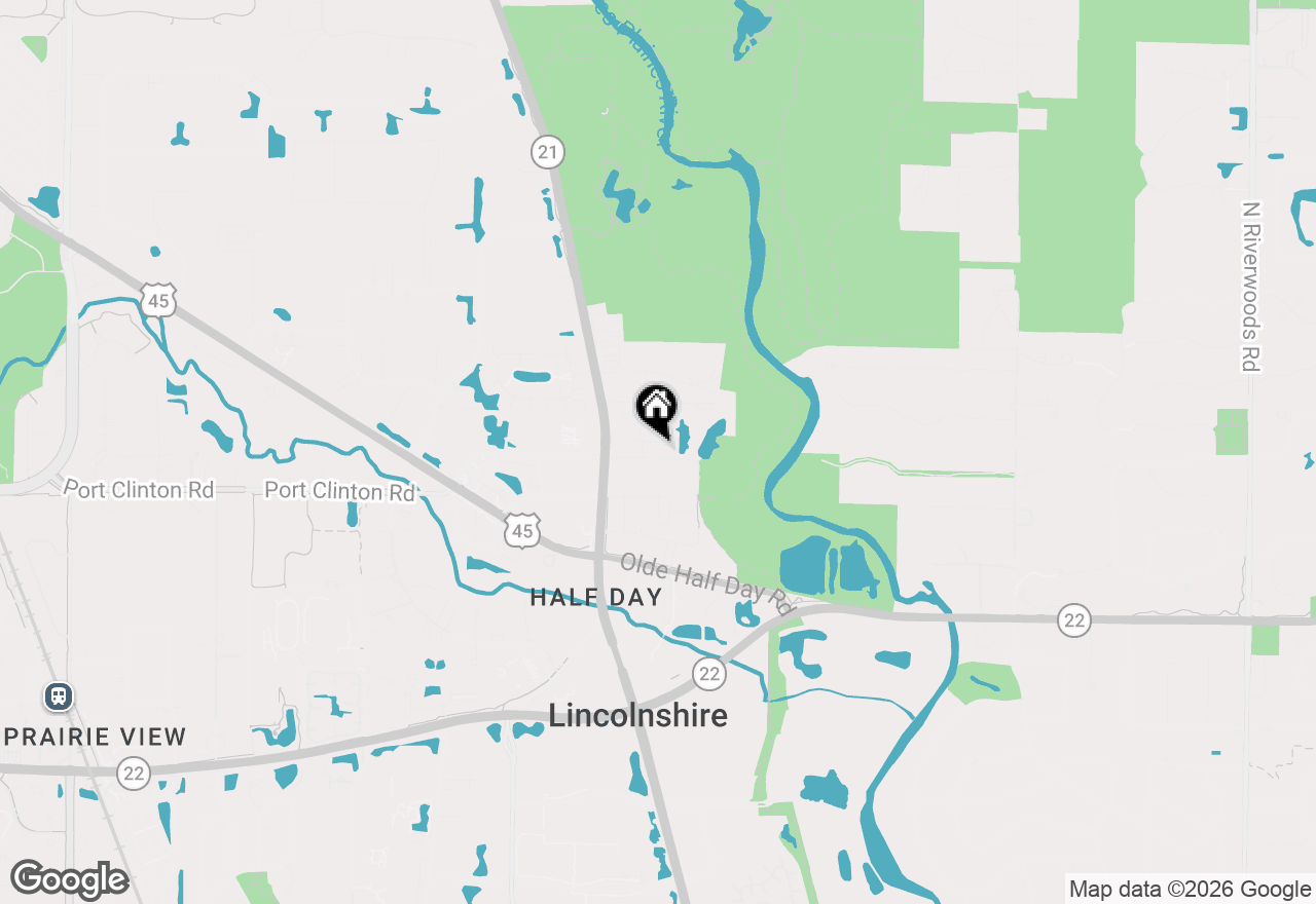 Map of 20 Ashford Court, Lincolnshire, IL 60069