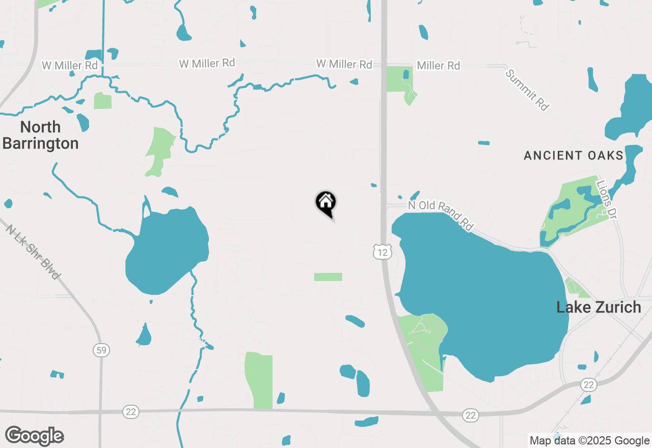 Map of 1120 Country Club Road, Lake Zurich, IL 60047