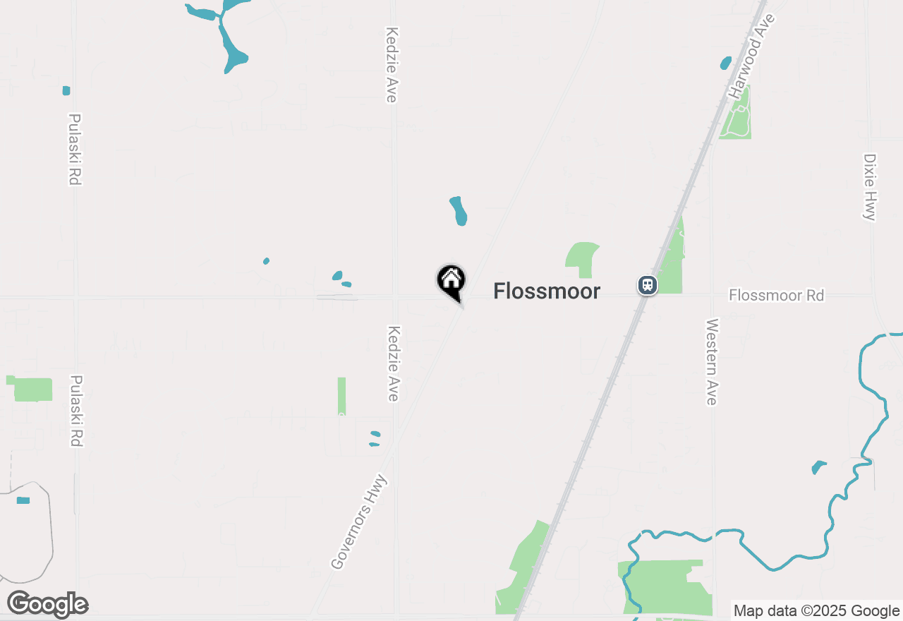 Map of 1113 Palmer Court, Flossmoor, IL 60422