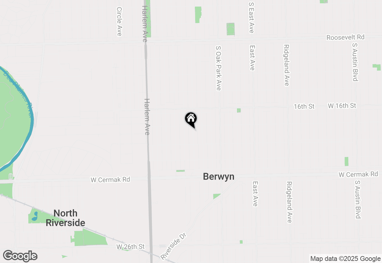 Map of 1816 Clinton Avenue, Berwyn, IL 60402