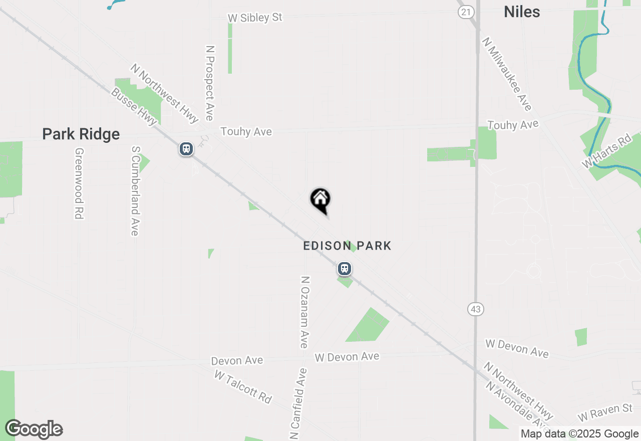 Map of 6853 N Northwest Highway #1D, Chicago, IL 60631