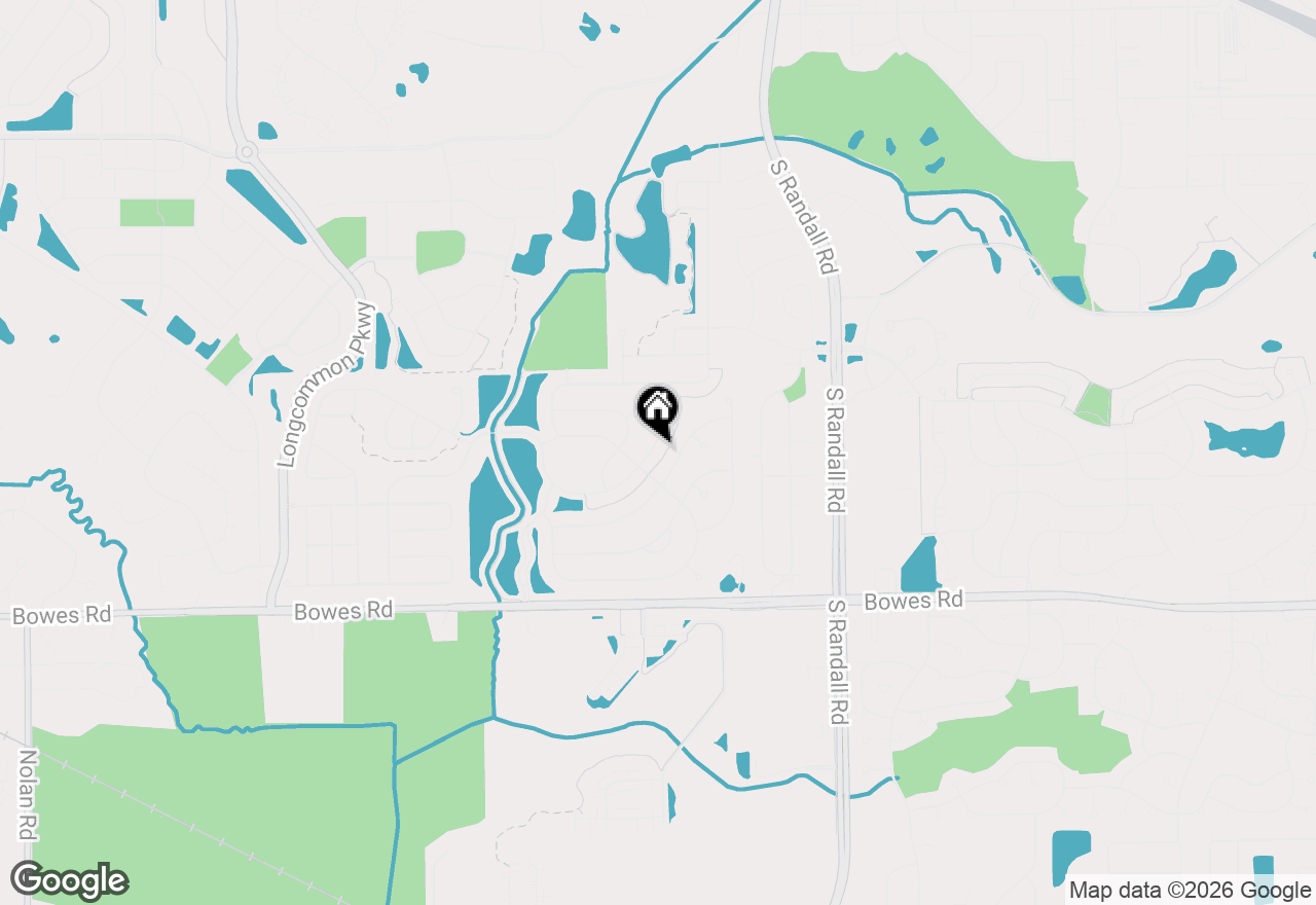 Map of 2519 Edgewater Drive, Elgin, IL 60124