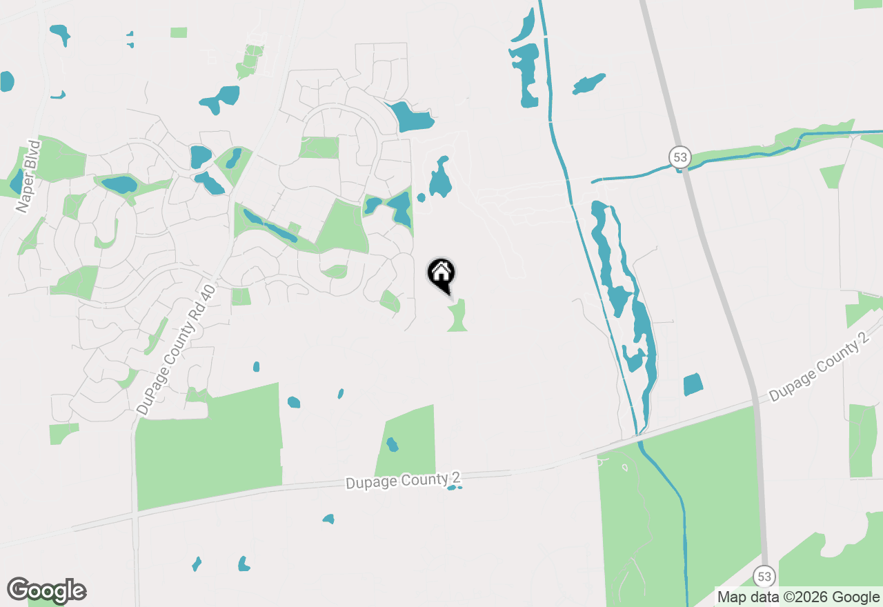Map of 6344 Greene Road, Woodridge, IL 60517