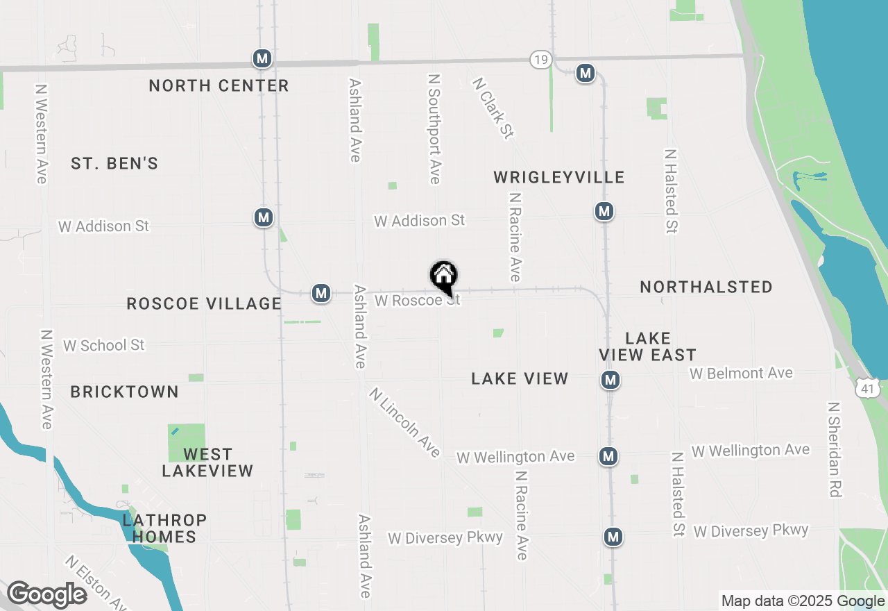 Map of 3355 N Southport Avenue #2F, Chicago, IL 60657