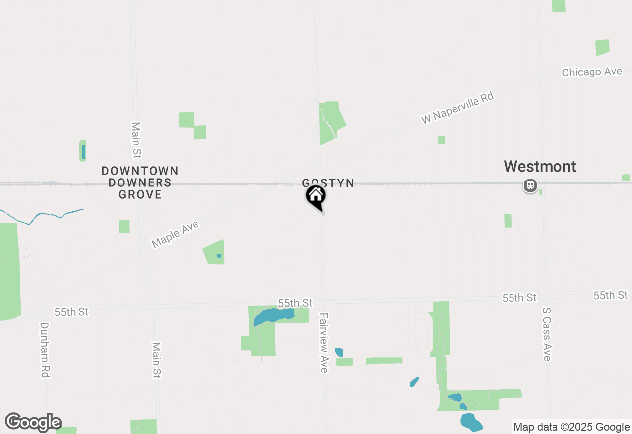 Map of 5152 Fairview Avenue, Downers Grove, IL 60515