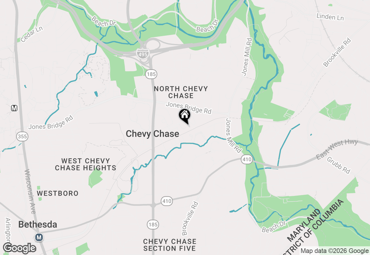 Map of 8503 Gavin Manor Court #12, Chevy Chase, MD 20815