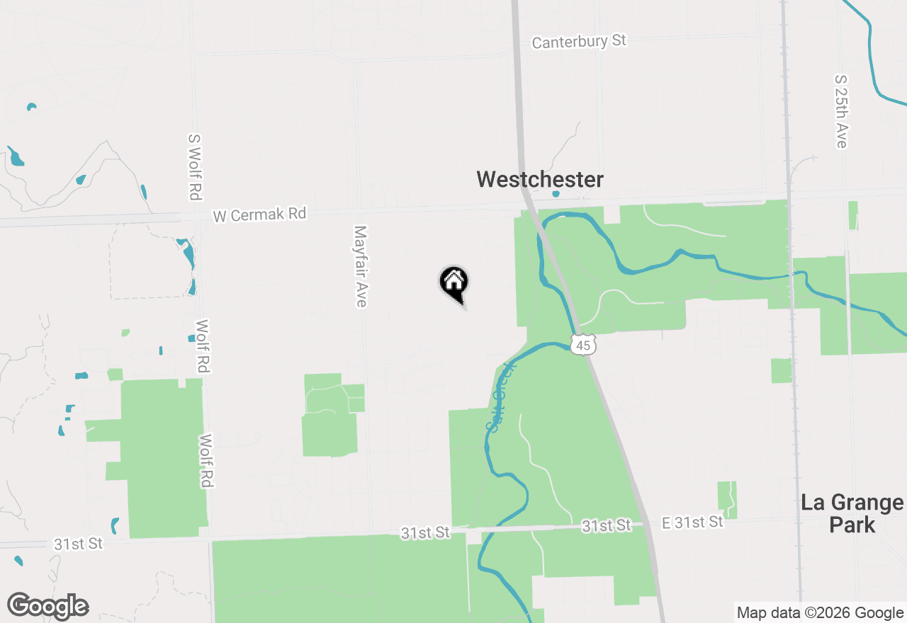 Map of 10551 Essex Street, Westchester, IL 60154