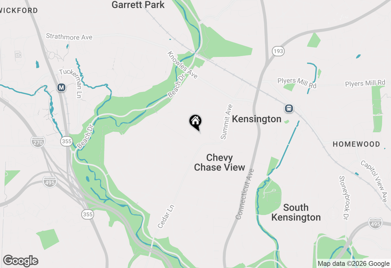 Map of 4313 Westbrook Lane, Kensington, MD 20895