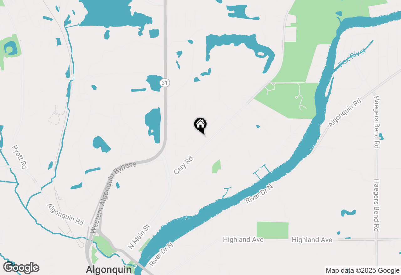 Map of 1333 Lund Avenue, Algonquin, IL 60102