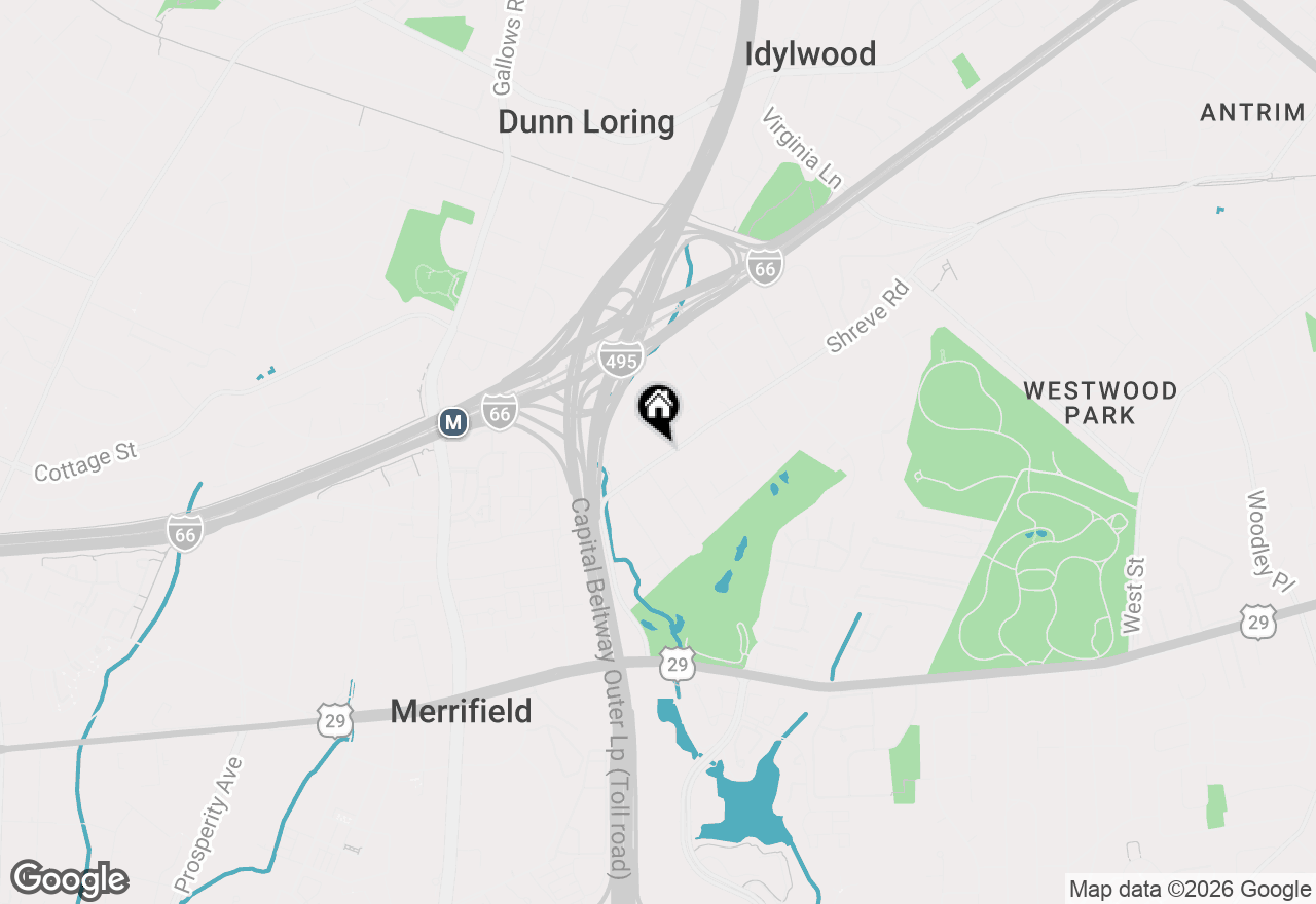 Map of 7920 Shreve Road, Falls Church, VA 22043