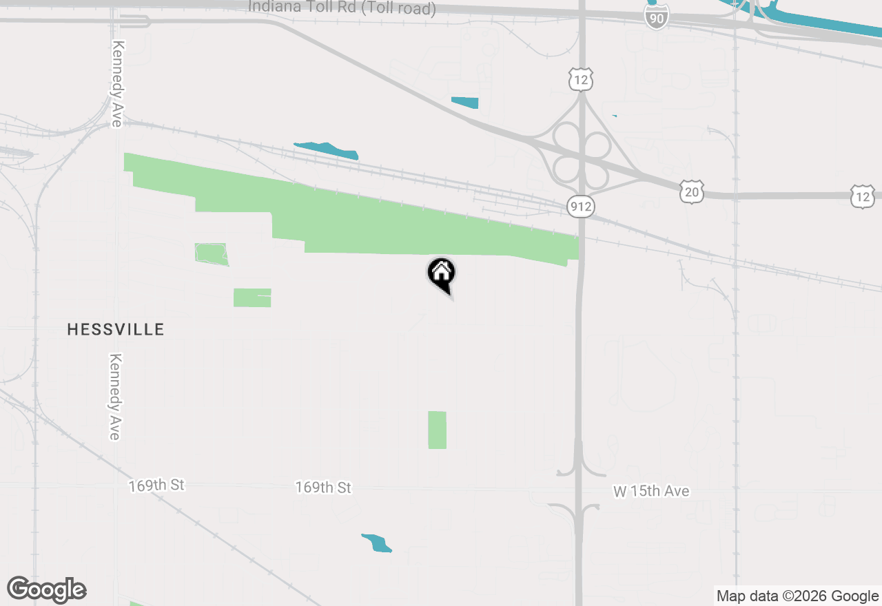 Map of 6412 Nebraska Avenue, Hammond, IN 46323