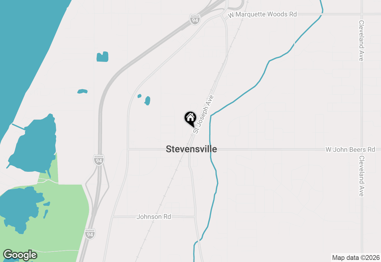 Map of 5587 E Karen Court, Stevensville, MI 49127