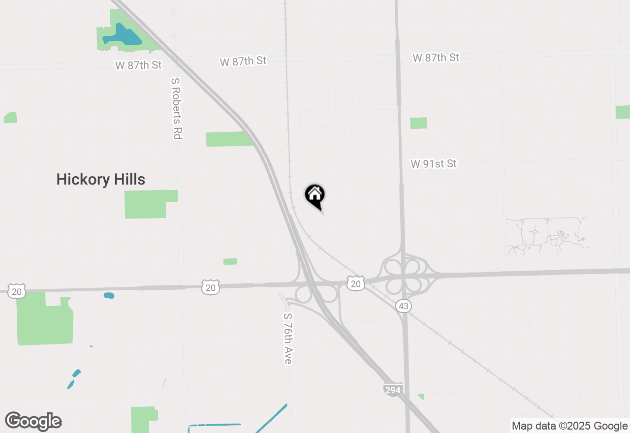 Map of 9250 Beloit Avenue #104, Bridgeview, IL 60455