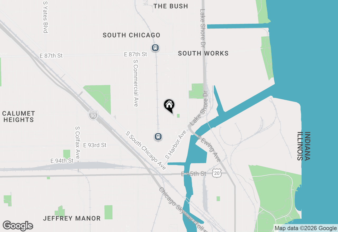 Map of 3221 E 91st Street, Chicago, IL 60617