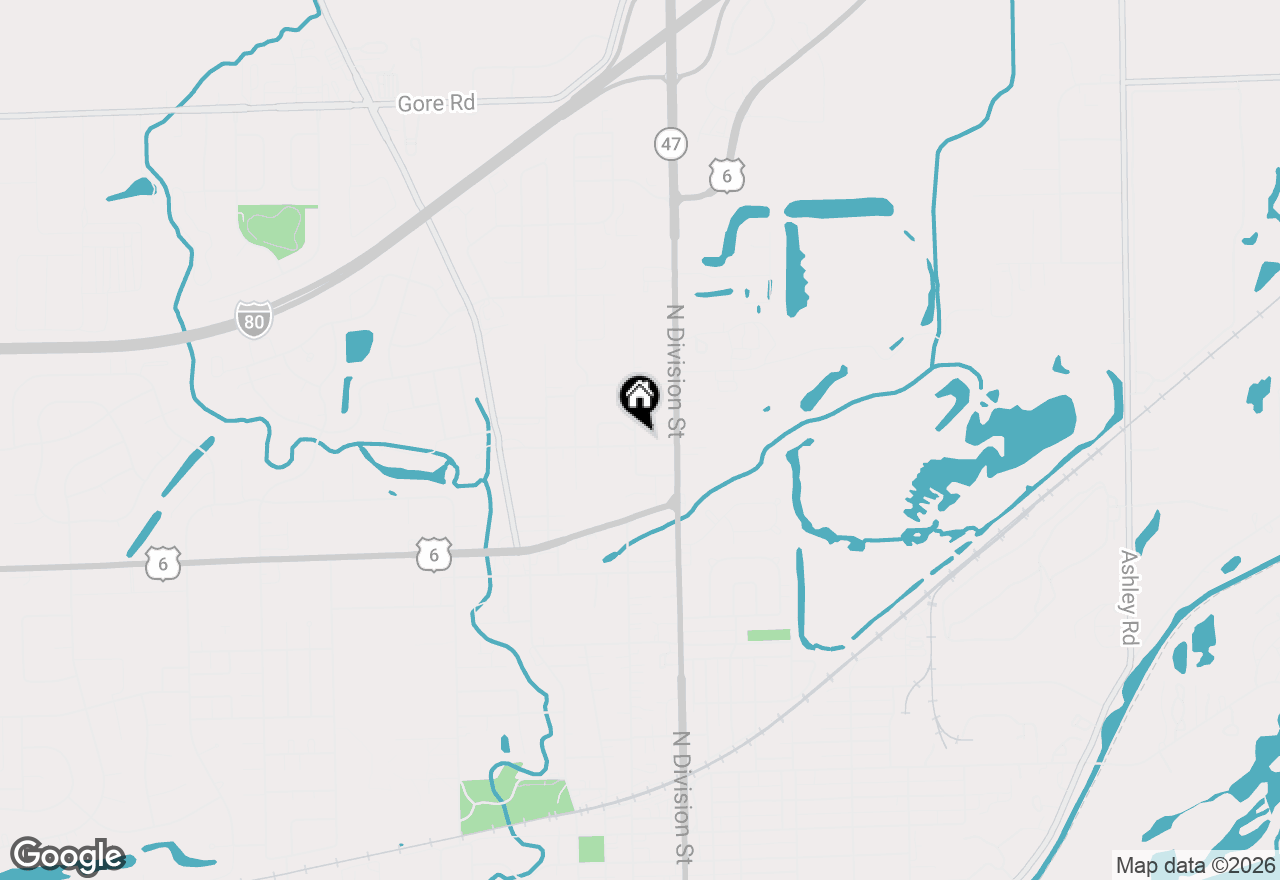 Map of 101 Newton Drive, Morris, IL 60450