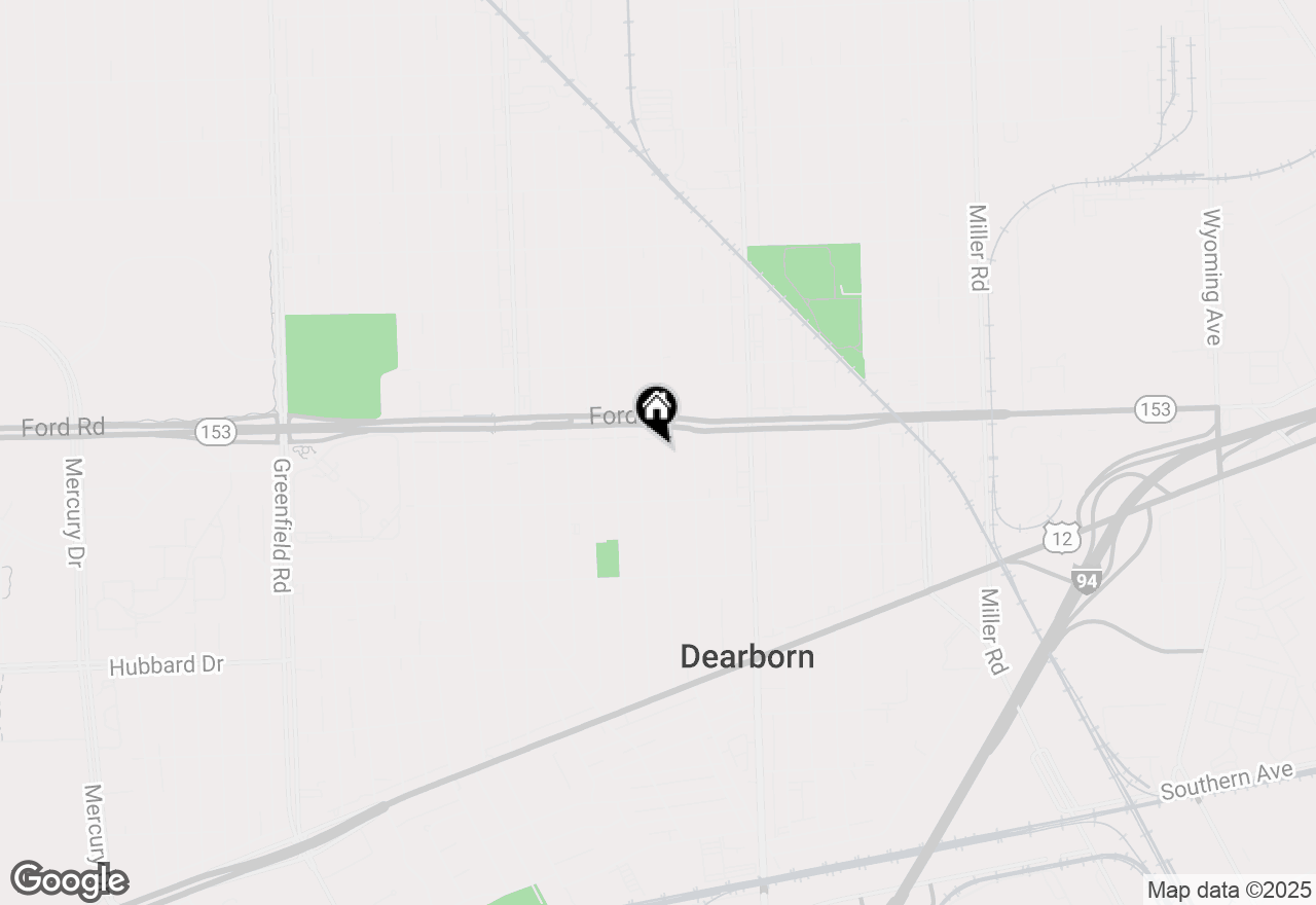 Map of 5509 Horger Street, Dearborn, MI 48126