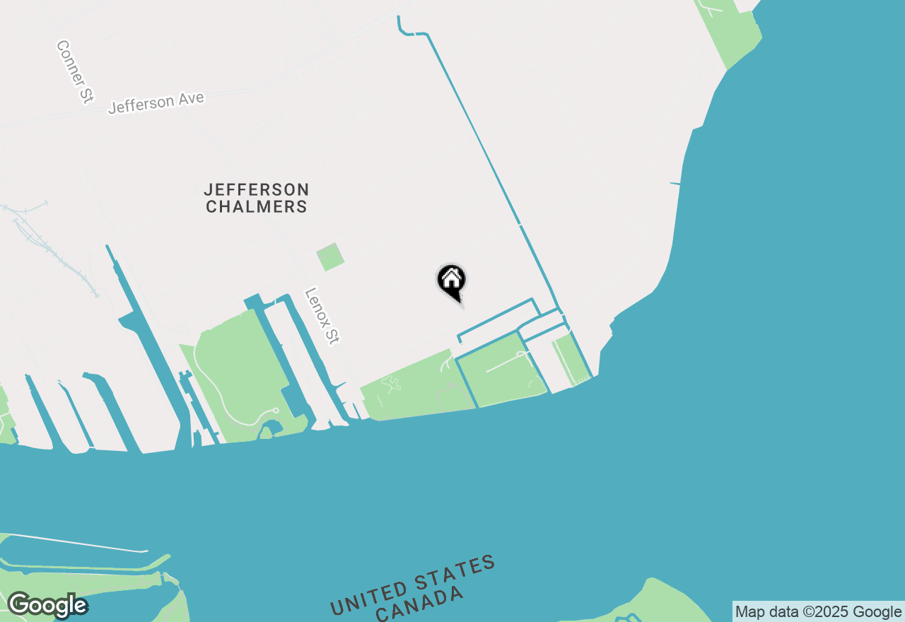 Map of 221 Chalmers Street, Detroit, MI 48215