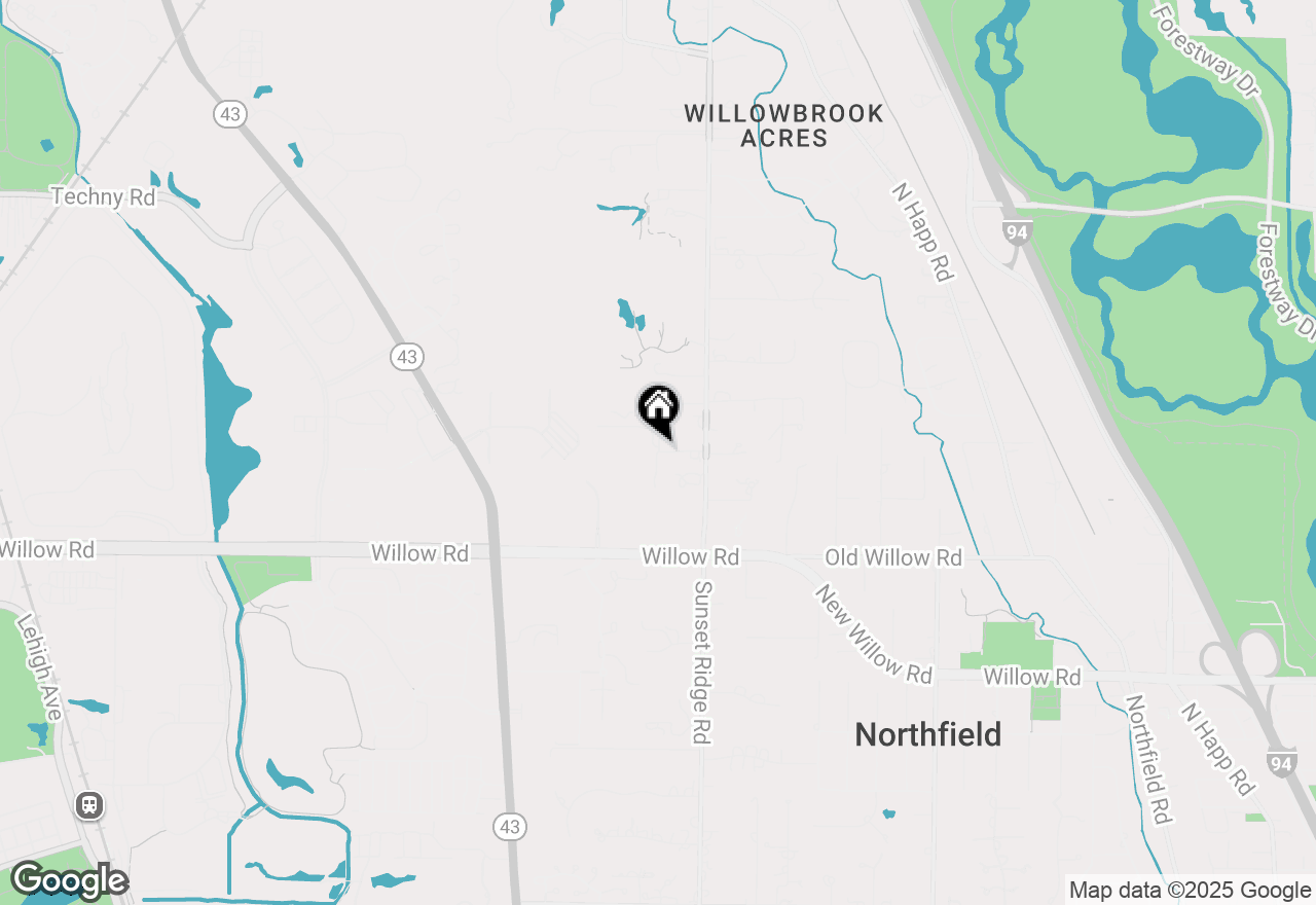 Map of 5 Rolling Ridge Road, Northfield, IL 60093