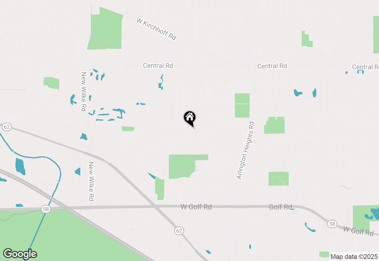 Map of (Address confidential), Arlington Heights, Illinois 60005