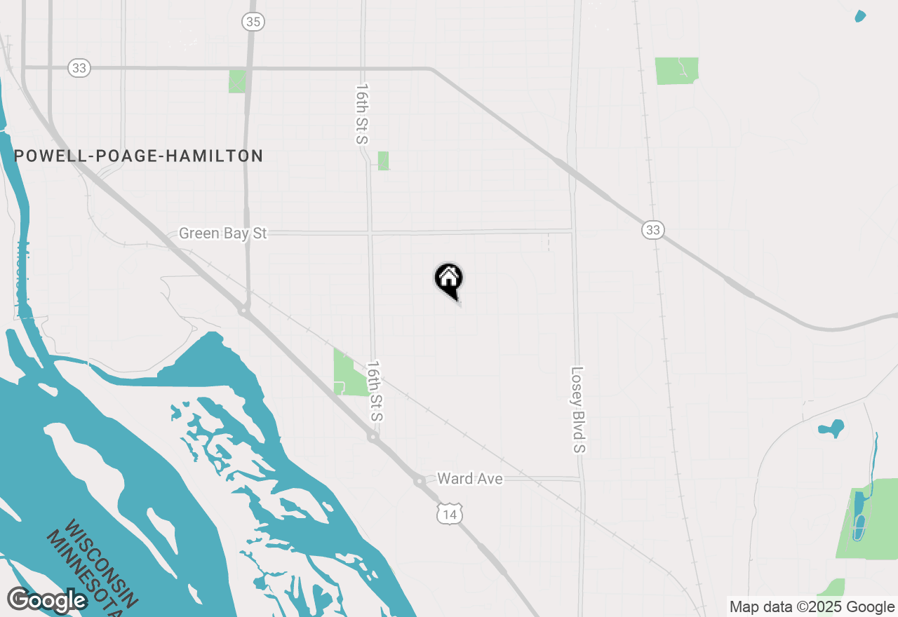 Map of 2020 20th St S, La Crosse, WI 54601