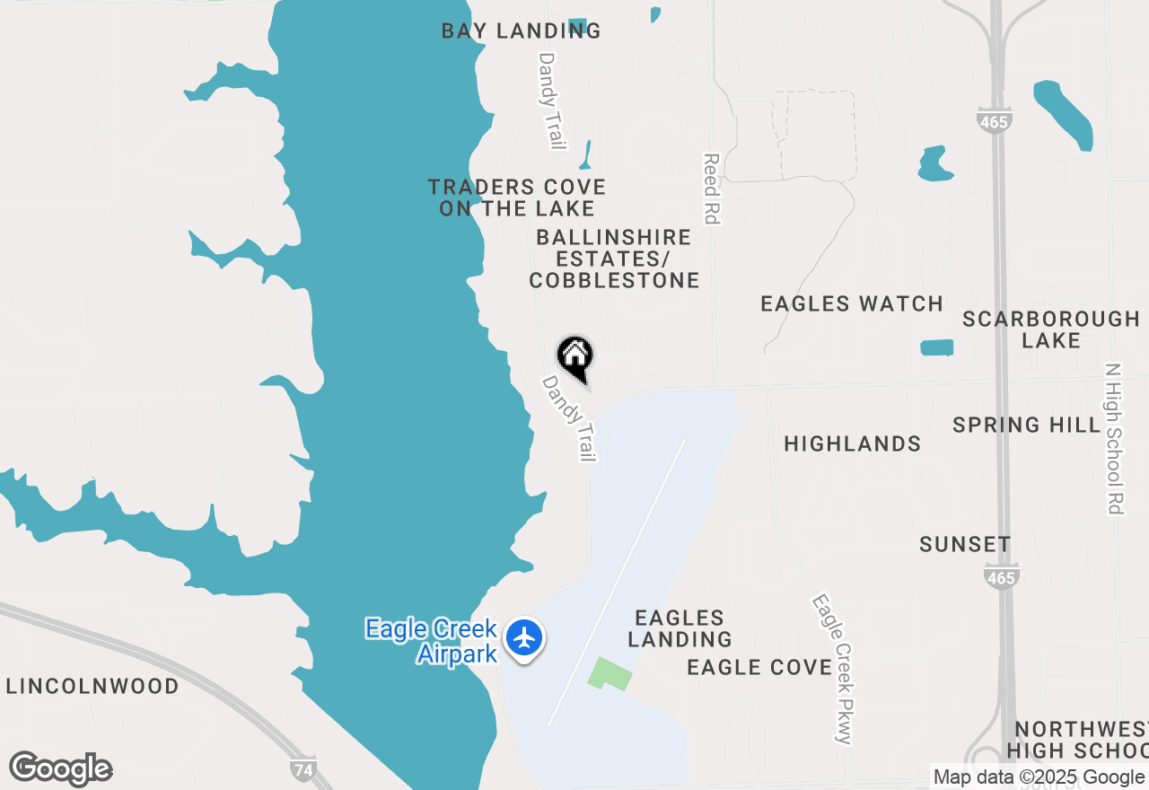 Map of 4624 Stansbury Lane, Indianapolis, IN 46254