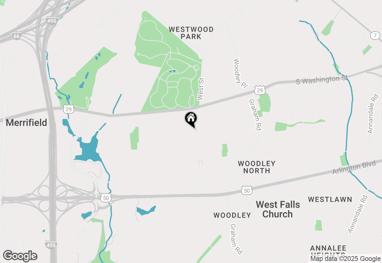 Map of 2863 Rogers Drive, Falls Church, VA 22042