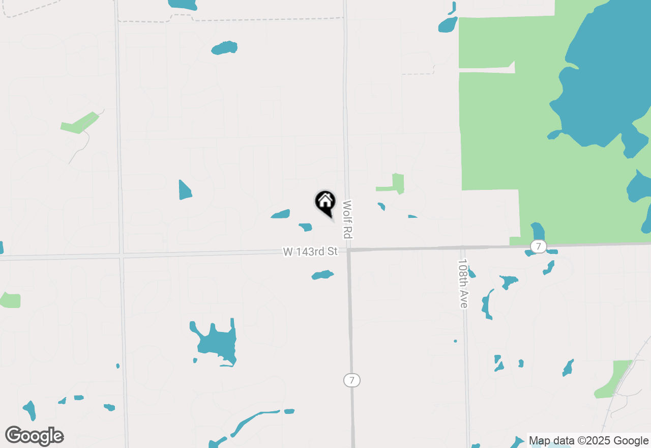 Map of 11248 Melrose Court, Orland Park, IL 60467