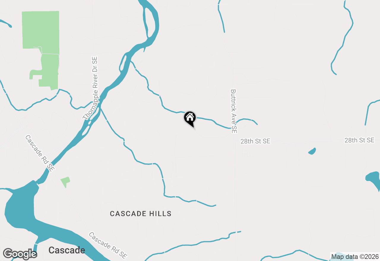 Map of 7750 Silverthorn Drive Se, Ada, MI 49301