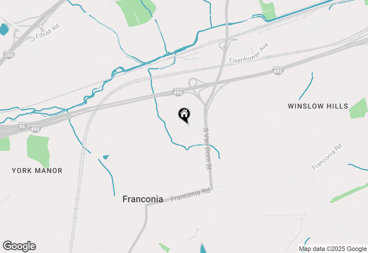 Map of 5908 Founders Hill Drive #203, Alexandria, VA 22310